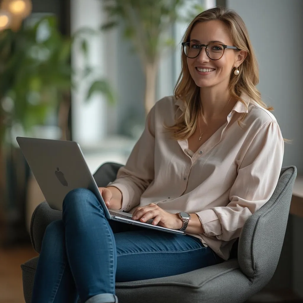 Session de coaching dans un bureau confortable