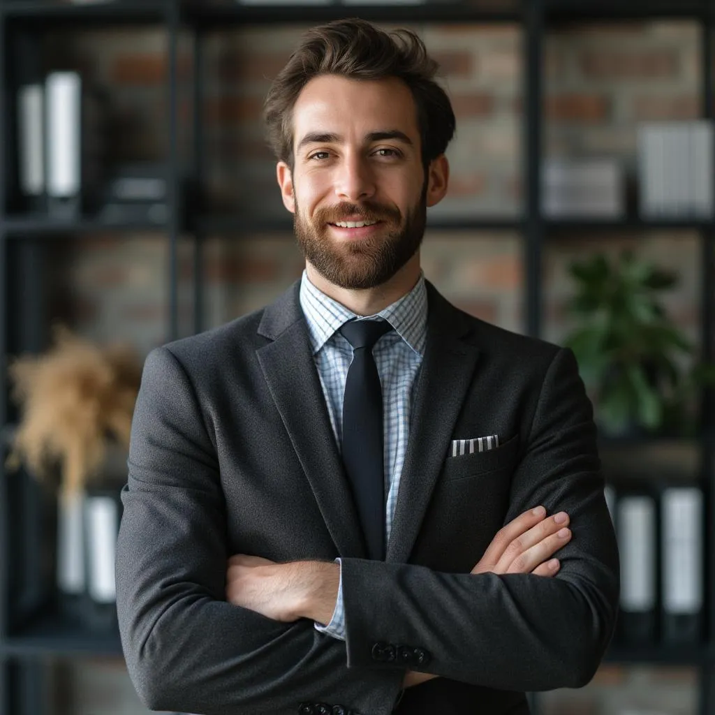 David Lefevre entrepreneur satisfait confiant